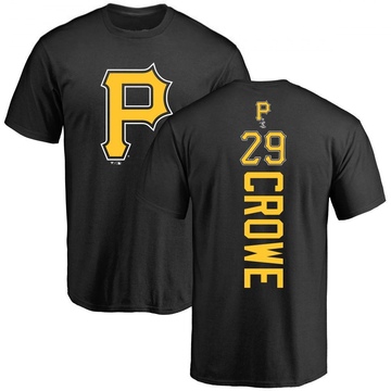 Men's Pittsburgh Pirates Wil Crowe ＃29 Backer T-Shirt - Black