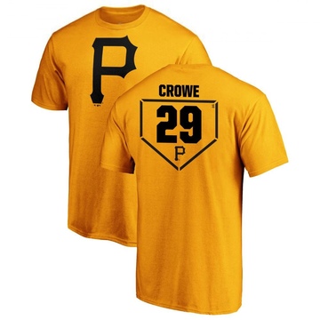 Men's Pittsburgh Pirates Wil Crowe ＃29 RBI T-Shirt - Gold