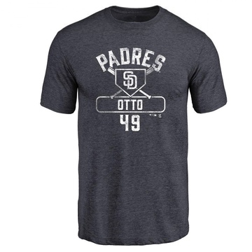 Men's San Diego Padres Glenn Otto ＃49 Base Runner T-Shirt - Navy