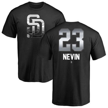 Men's San Diego Padres Phil Nevin ＃23 Midnight Mascot T-Shirt - Black