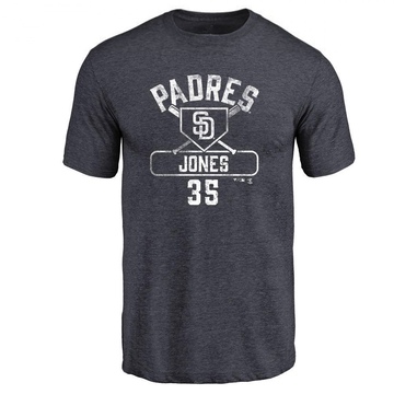 Men's San Diego Padres Randy Jones ＃35 Base Runner T-Shirt - Navy