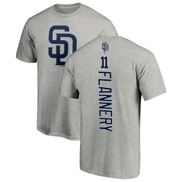 Men's San Diego Padres Tim Flannery ＃11 Backer T-Shirt Ash