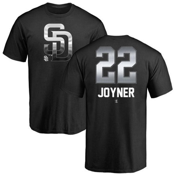 Men's San Diego Padres Wally Joyner ＃22 Midnight Mascot T-Shirt - Black
