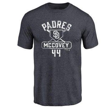 Men's San Diego Padres Willie Mccovey ＃44 Base Runner T-Shirt - Navy