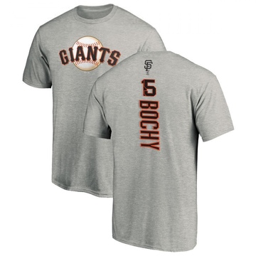 Men's San Francisco Giants Bruce Bochy ＃15 Backer T-Shirt Ash