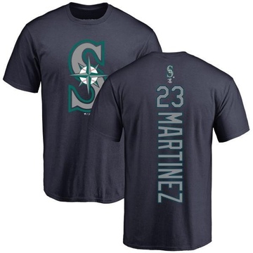 Men's Seattle Mariners Tino Martinez ＃23 Backer T-Shirt - Navy