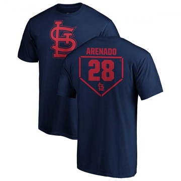 Men's St. Louis Cardinals Nolan Arenado ＃28 RBI T-Shirt - Navy