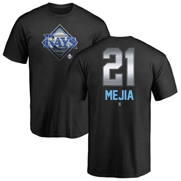 Men's Tampa Bay Rays Francisco Mejia ＃21 Midnight Mascot T-Shirt - Black