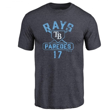 Men's Tampa Bay Rays Isaac Paredes ＃17 Base Runner T-Shirt - Navy