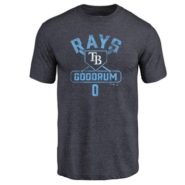 Men's Tampa Bay Rays Niko Goodrum ＃0 Base Runner T-Shirt - Navy