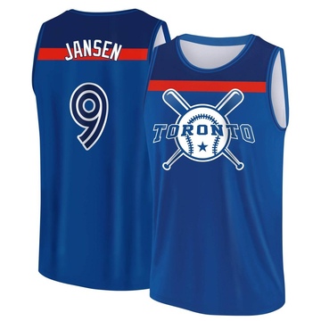 Men's Toronto Blue Jays Danny Jansen ＃9 Legend Baseball Tank Top - Royal/Navy