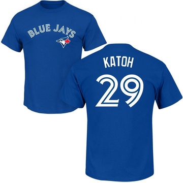 Men's Toronto Blue Jays Gosuke Katoh ＃29 Roster Name & Number T-Shirt - Royal