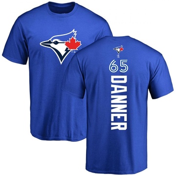 Men's Toronto Blue Jays Hagen Danner ＃65 Backer T-Shirt - Royal