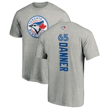 Men's Toronto Blue Jays Hagen Danner ＃65 Backer T-Shirt Ash