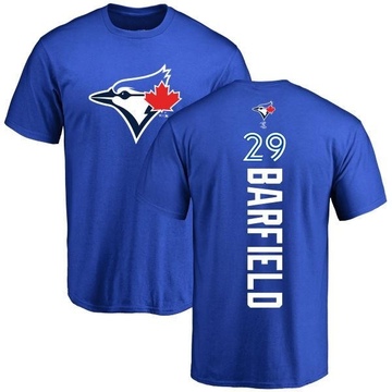 Men's Toronto Blue Jays Jesse Barfield ＃29 Backer T-Shirt - Royal