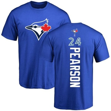 Men's Toronto Blue Jays Nate Pearson ＃24 Backer T-Shirt - Royal