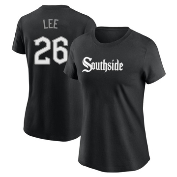 Women's Chicago White Sox Korey Lee ＃26 City Connect Name & Number T-Shirt - Black