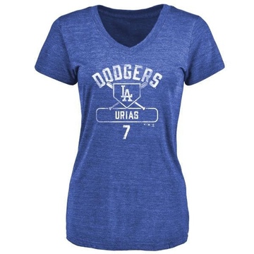 Women's Los Angeles Dodgers Julio Urias ＃7 Base Runner T-Shirt - Royal