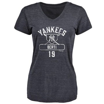 Women's New York Yankees Jon Berti ＃19 Base Runner T-Shirt - Navy