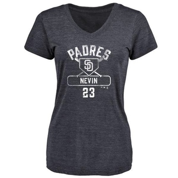 Women's San Diego Padres Phil Nevin ＃23 Base Runner T-Shirt - Navy