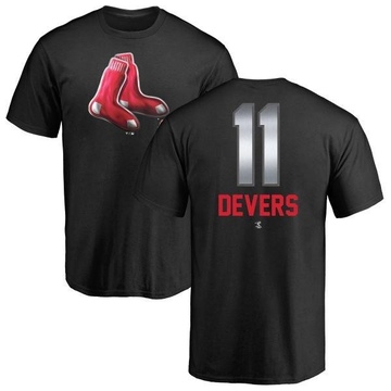 Youth Boston Red Sox Rafael Devers ＃11 Midnight Mascot T-Shirt - Black