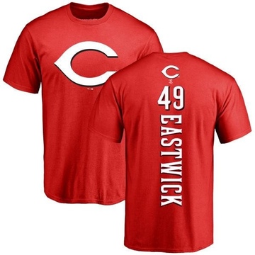 Youth Cincinnati Reds Rawly Eastwick ＃49 Backer T-Shirt - Red