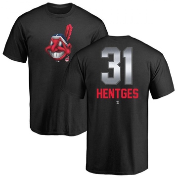Youth Cleveland Guardians Sam Hentges ＃31 Midnight Mascot T-Shirt - Black