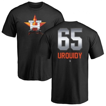 Youth Houston Astros Jose Urquidy ＃65 Midnight Mascot T-Shirt - Black
