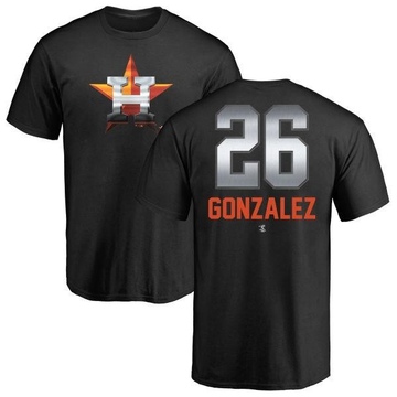 Youth Houston Astros Luis Gonzalez ＃26 Midnight Mascot T-Shirt - Black