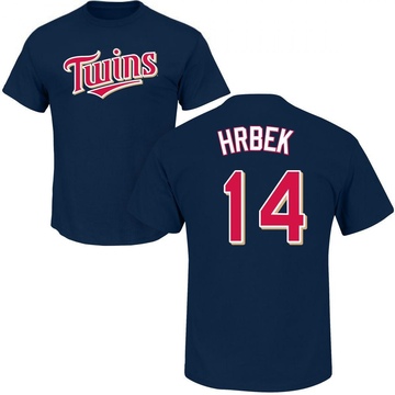 Youth Minnesota Twins Kent Hrbek ＃14 Roster Name & Number T-Shirt - Navy