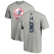 Youth New York Yankees Jahmai Jones ＃14 Backer T-Shirt Ash
