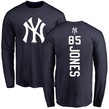 Youth New York Yankees Jahmai Jones ＃85 Backer Long Sleeve T-Shirt - Navy
