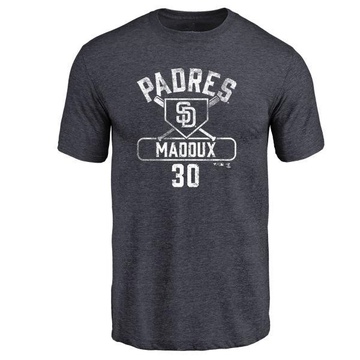 Youth San Diego Padres Greg Maddux ＃30 Base Runner T-Shirt - Navy