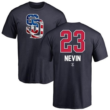 Youth San Diego Padres Phil Nevin ＃23 Name and Number Banner Wave T-Shirt - Navy