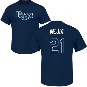 Youth Tampa Bay Rays Francisco Mejia ＃21 Roster Name & Number T-Shirt - Navy